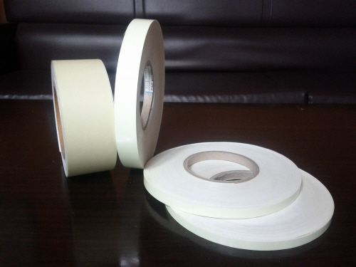 축광시트 50mm / 75mm 폭 발광 전/후